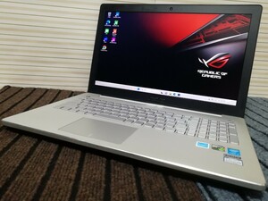 ゲーミングノートPC/15.6インチ4K/Win11/新品SSD512GB【ASUS N550JX】Core i7-4720HQ/RAM16GB/GTX950M/Office/Wifi◆USB3.0/Blu-ray/充電器