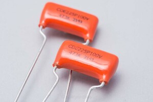 在庫処分特価　オレンジドロップ　Orange Drop　225P　0.047μF（473K）／100V　新品2個セットA