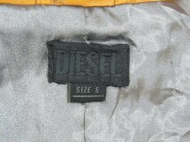 ディーゼル DIESEL■ラムレザーライダースジャケット　羊革■S■オレンジ系 ※NK3o16373_画像5