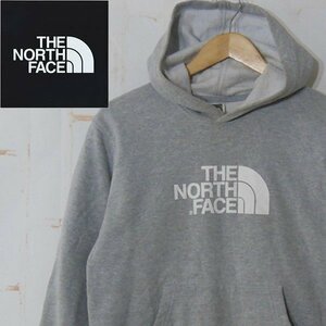 ノースフェイスTHE NORTH FACE■スウェットパーカー プルオーバー 裏起毛■BOYS L■グレー ※NK3o16396