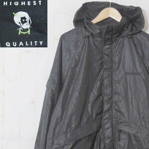 バックチャンネルBackChannel■【大き目サイズ】 良品 ジップジャケット ポリエステル 裏メッシュ 日本製■XXL■ブラック ※NK3n17097