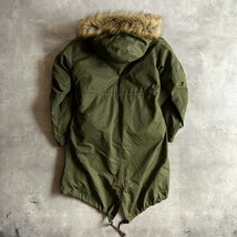 美品 FRED PERRY フレッドペリー F2607 FISHTAIL PARKA フイッシュテイルパーカー モッズコート / メンズ XS / オリーブ ダウン ライナー_画像5