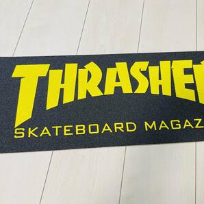 MOBGIRP モブグリップ THRASHER スラッシャー イエロー スケートボード スケボー デッキテープ グリップテープ skateboard ストリートの画像2