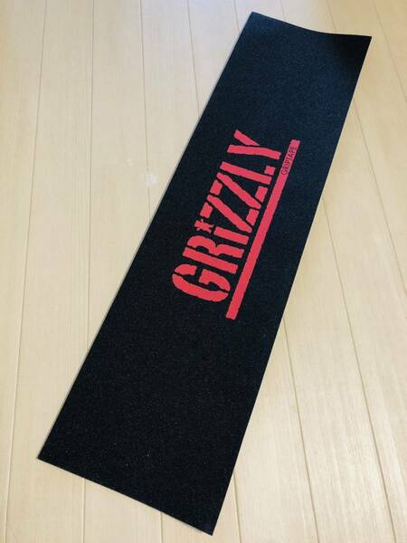 Grizzly　グリズリー　スケートボード スケボー デッキテープ　グリップテープ skateboard　赤