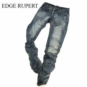 EDGE RUPERT ルパート 通年 USED加工★ シャーリング スキニーデニム パンツ ジーンズ Sz.M　メンズ　C3B04077_A#R