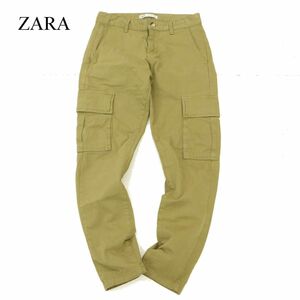 ZARA ザラ マン 通年 現行タグ★ ストレッチ スリム テーパード カーゴ パンツ Sz.29　メンズ　C3B04112_A#R