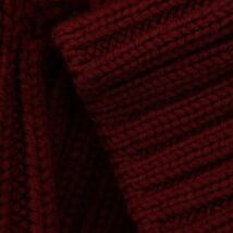 TOMORROWLAND tricot トゥモローランド 秋冬 ショールカラー ケーブルニット ウール100%★ カーディガン Sz.M　メンズ 赤　C3T09684_A#N_画像3