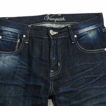 VANQUISH ヴァンキッシュ 通年 USED加工★ストレッチスキニーデニム パンツ ジーンズ Sz.28　メンズ　C3B04226_B#R_画像3