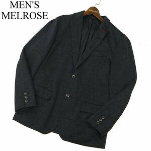 MEN'S MELROSE メンズメルローズ 秋冬 プライム フレックス ネオツィード★ テーラード ジャケット Sz.5　メンズ ネイビー　C3T09856_B#N