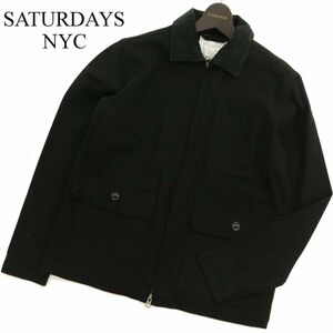 SATURDAYS NYC サタデーズ ニューヨークシティ 通年 ダブルジップ ワーク ジャケット Sz.XS　メンズ　C3T10437_B#O