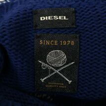 DIESEL ディーゼル 秋冬 クルーネック 2トーン ニット セーター Sz.S　メンズ　C3T10402_B#K_画像6