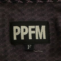 PPFM ペイトンプレイス 通年 長袖 アーガイル 総柄★ ストレッチ シャツ Sz.M　メンズ 日本製　C3T10432_B#C_画像5