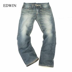 EDWIN エドウィン EZ503 ザイロン★ 裏起毛 加工 デニム パンツ ジーンズ Sz.36　バイカー用 バイク 日本製 大きいサイズ　C3B04430_B#Q