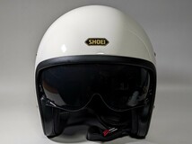 【極美品】SHOEI J.O オフホワイト XL 使用2時間の美品です。スモークシールド付！_画像7