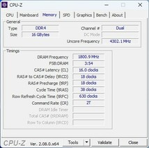 crucial BALLISTIX GAMING MEMORY RGB / DDR4 3600MHz / 8GB×2 / PC4-28800 / 動作確認済み / 型番BL2K8G36C16U4BL_画像10