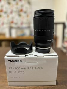 【美品】タムロン 28-200mm F2.8-5.6 Di III RXD （Model A071） ソニーE TAMRON VC ズーム 