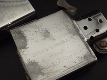  【純銀】希少品　社長サイン入り　Zippo ジッポー1993年製 スターリングシルバー　９２５　シルバー オイルライター②①_画像9