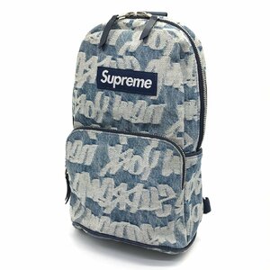 [121-5182] Supreme/Fat Tip Jacquard Denim Sling Bag/ボディバッグ/ブルー