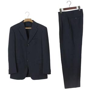 01【極美品】TETE HOMME テットオム スーツ M メンズ A5 ★未使用に近い★ 明るめの黒 面接 ビジネス tqe 秋冬 ★極美品★送料無料★ 