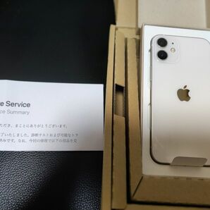 iPhone 12 mini ホワイト　白　64g　SIMフリー バッテリー純正100% アップルケア　スターライト