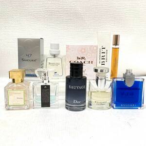 1円～【10点セット】香水まとめ BVLGARI ブルガリ Dior ディオール COACH コーチ BURBERRY バーバリー SAMOURAI Abercrombie&Fitch 他