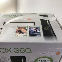 【1円～】XBOX 360 エリート 本体 120GB ＋ ワイヤレスコントローラー 中古 [ソフト欠品]_画像9