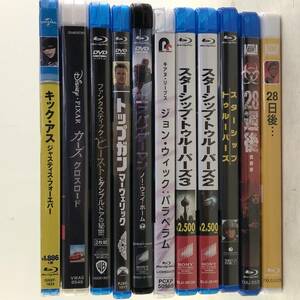 【11点セット】Blu-ray まとめ/トップガン マーヴェリック/キック・アス/スパイダーマン/ジョン・ウィック：パラベラム/28日後等