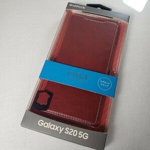 Galaxy S20 5G 手帳型ケース レッド