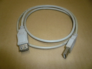 【PCパーツ】 USB延長ケーブル　Aオス-Aメス 長さ1m