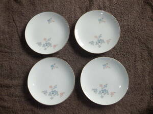 ノリタケ　中皿　４枚　　Ｎｏｒｉｔａｋｅ 　Ｐｒｉｎｃｅｓｓ　NIPPON 　TOKI 　KAISHA 　JAPAN 　昭和レトロ