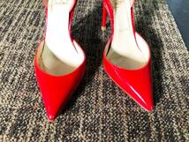 ★ 中古★Christian Louboutin クリスチャンルブタン パンプス ハイヒール 35 1/2 レッド 赤【Christian Louboutin パンプス】CGIL_画像2