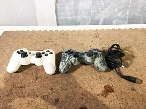 ★ 中古★2個セット★SONY ソニー PlayStation3 DUALSHOCK3 ワイヤレスコントローラー ホワイト/アーバンカモフラージュ【CECHZC2J】CGR4