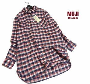 送料無料◆MUJI/無印良品◆レディースS　未使用タグ付♪フランネルチュニック