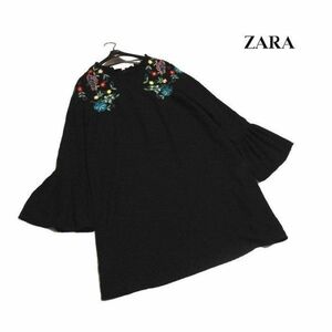 送料無料◆ZARA/ザラ◆ レディースS 美品♪刺繍かわいいワンピース