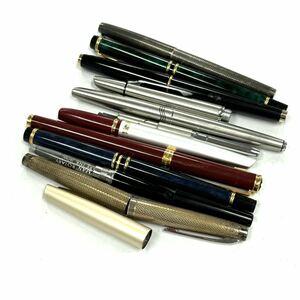 H2623 万年筆 まとめ PILOT パイロット 14K 585 MONTBLANC モンブラン PARKER パーカー SILVER 18K WG ジャンク品 中古 訳あり