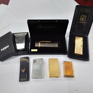 I093 ライター 喫煙具 まとめ Zippo YvesSaintLaurent Lyle&Scott Windmill 中古 ジャンク品 訳あり