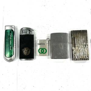 N066 ライター まとめ 喫煙具 ZIPPO ジッポー BRADFORD PA CARAN DACHE 他 ジャンク品 中古 訳あり