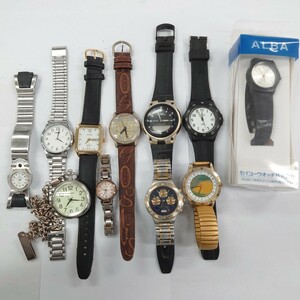 I126 腕時計 まとめ CASIO CITIZEN J-AXIS CARIB ALBA カシオ シチズン 中古 ジャンク品 訳あり