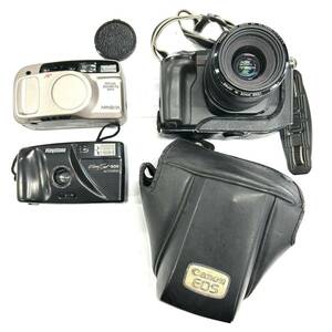 Y038 フィルムカメラ まとめ Canon キャノン MINOLTA ミノルタ Keystone キーストン EOS650 RIVA ZOOM70 EasyShot500 ジャンク品 中古