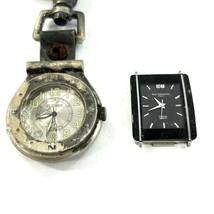 Y051 腕時計 時計 まとめ SEIKO セイコー dunhill ダンヒル CREDIT SUISSE PAPINI ジャンク品 中古 訳あり_画像3