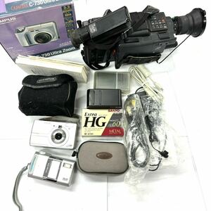 H2669 カメラ デジカメ ビデオカメラ まとめ SANYO J1 8vision D5 EPSON エプソン MINOLTA OLYMPUS オリンパス ジャンク品 中古 訳あり