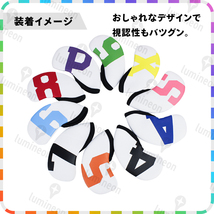 アイアン カバー ヘッド 10点セット ゴルフ クラブ ホワイト 白 おしゃれ フード 番手付き 高級 プロ 保護 シンプル おしゃれ 安い g079w_画像2