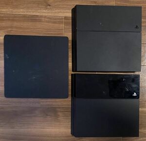 中古 フル初期化済 PlayStation4 ３台 プレイステーション4 プレステ4 SONY PS4 ジェットブラック ジャンク扱い