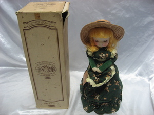 sankyo ジョリーメロディアンドール　回転オルゴール　ロミオとジュリエット　人形　全長約36cm　動作品