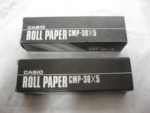 CASIO ROLL PAPER カシオ　ロールペーパー CMP-36×5　2箱　未使用品