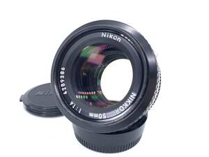 良品 動作確認済 ニコン Nikon Ai 50mm f/1.4　標準レンズ　カビ　クモリ無し　フォーカス　絞り羽根動作確認済