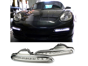  Porsche для Boxster 987 LED бампер лампа DRL дневной свет противотуманные фары YLL-28541