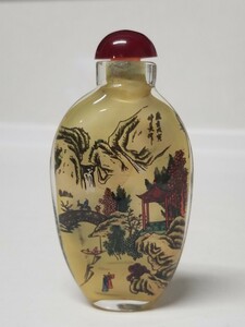 中国 鼻煙壺 工芸品 古美術 内絵ビン