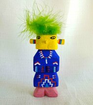ホピ・カチナ人形 Hopi Kachina Doll/Route 66 Style ネイティブ・アメリカン ハンドメイド/インディアン 精霊 カチナドール_画像1