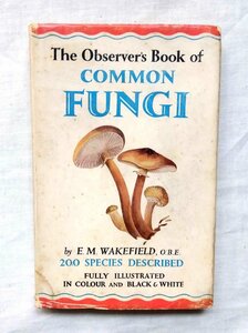 1961年 洋書 キノコ図鑑・きのこ画 The Observer's Book of Common Fungi Ernest C. Mansell 菌類/植物画